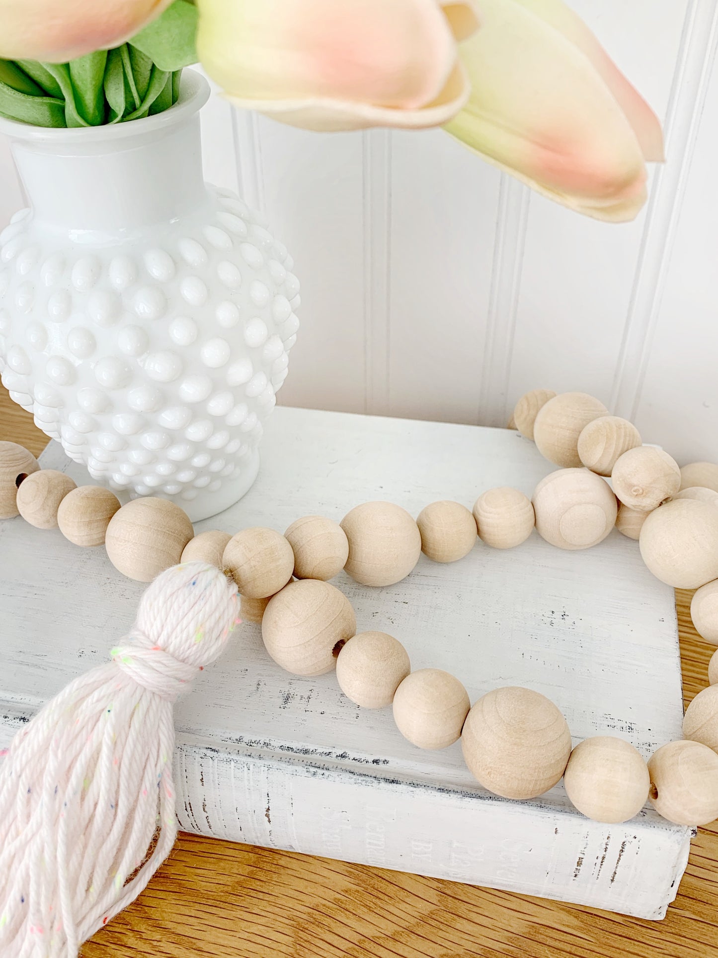 Wood Decor Bead Strand ~ Ellsie