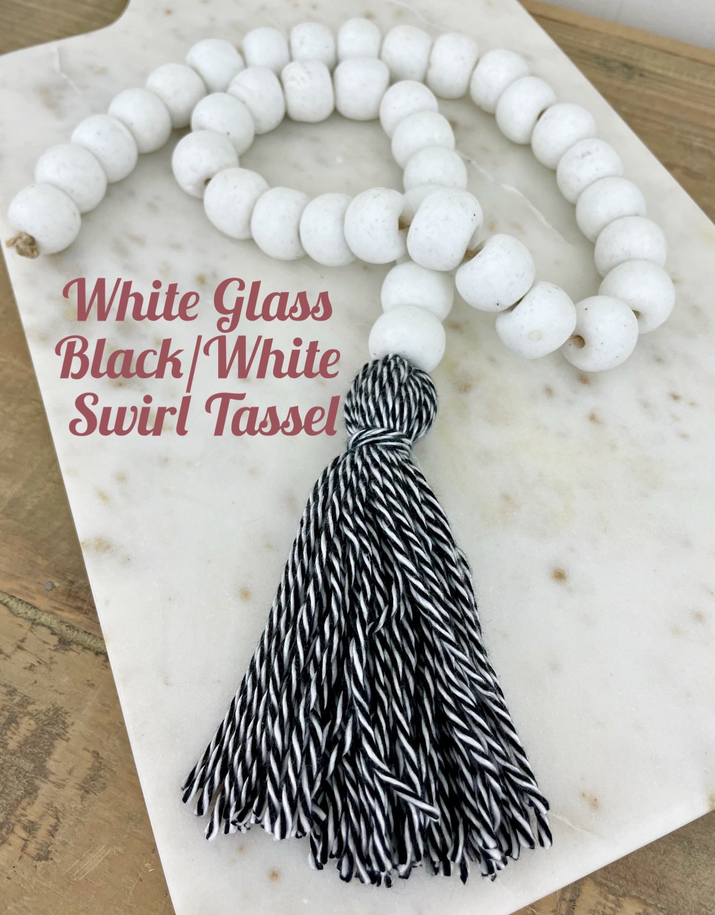 Glass Decor Bead Strand