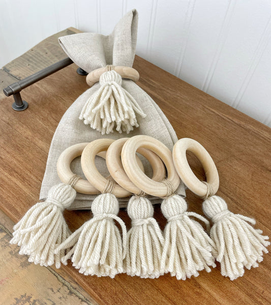 Tasseled Napkin Rings