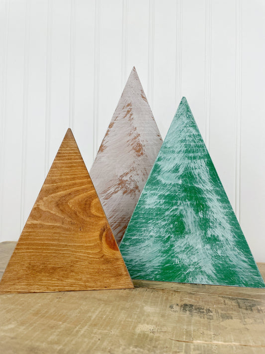 Handcrafted Forest Trees (Set of 3)