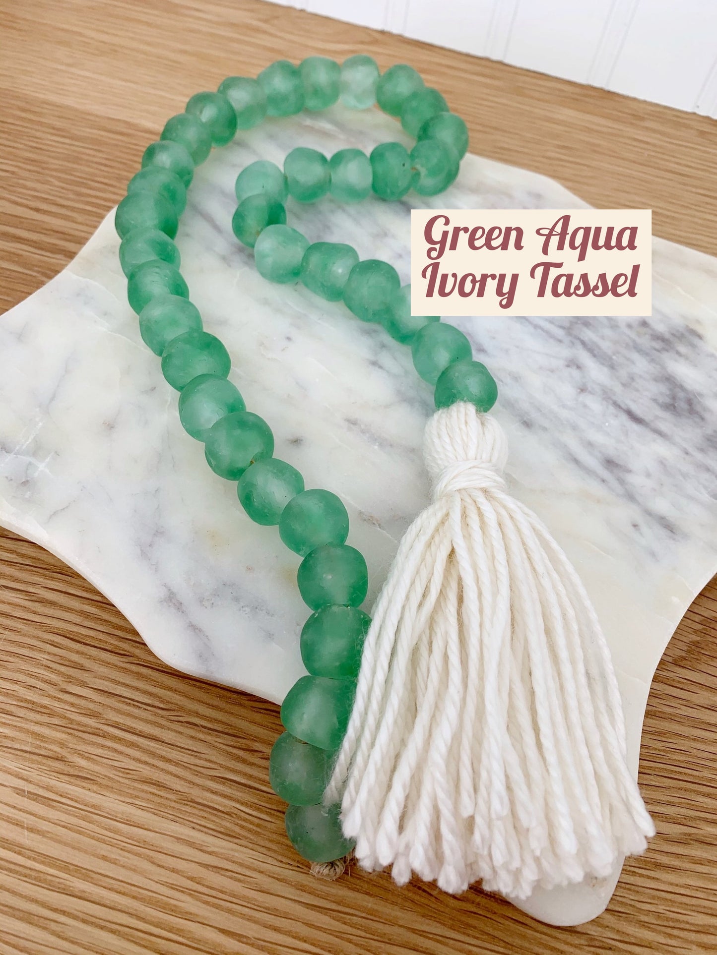 Glass Decor Bead Strand