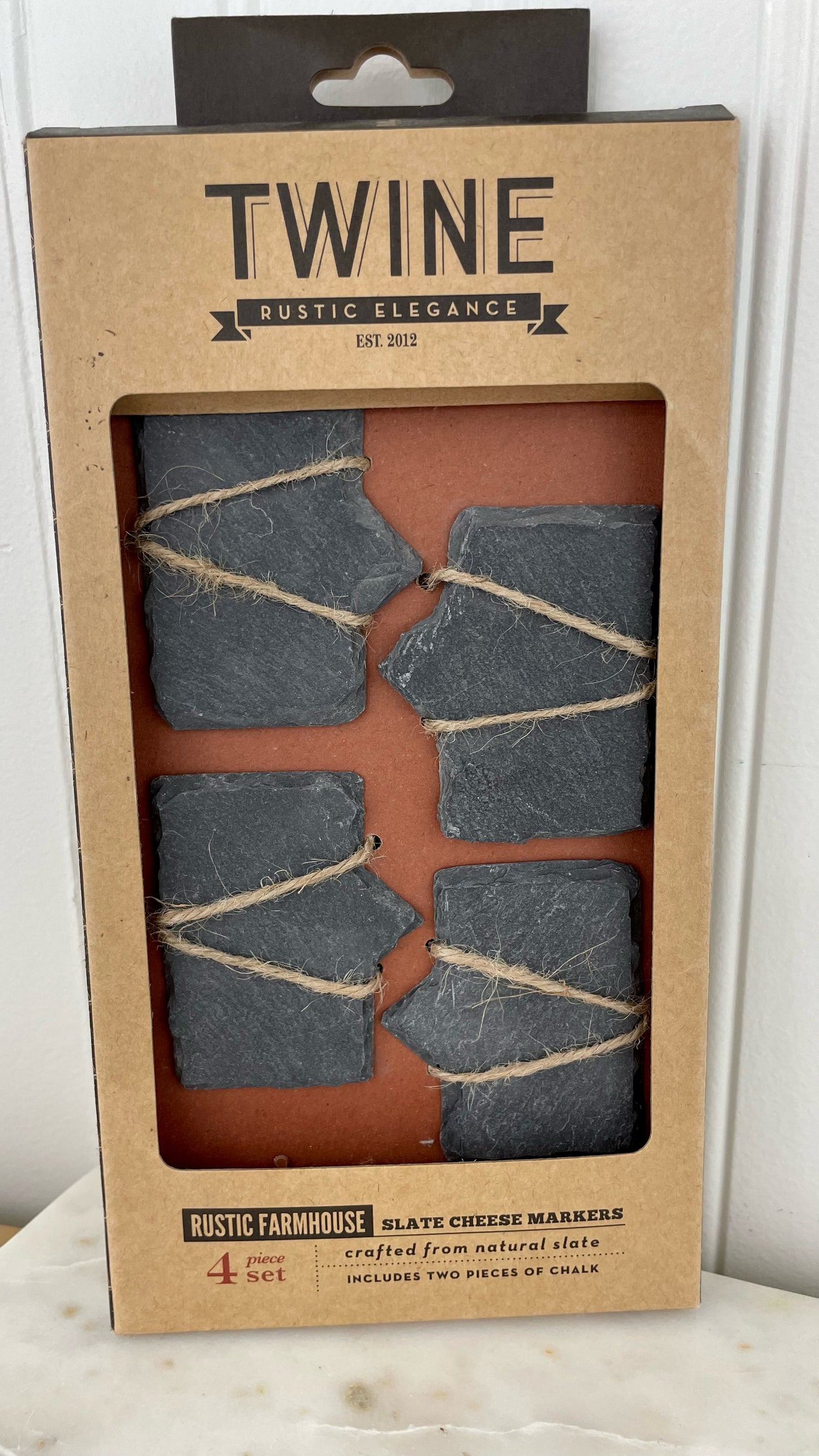 Slate Cheese Markers- Set of 4